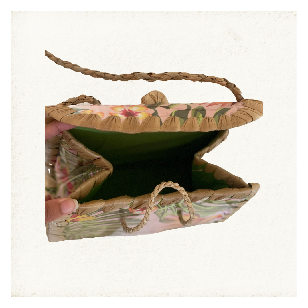 Pink Monstera Pae'ore Purse – From The Fenua