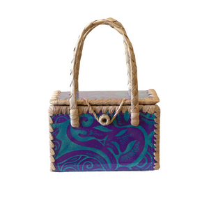 Blue/Purple Tahitian Purse