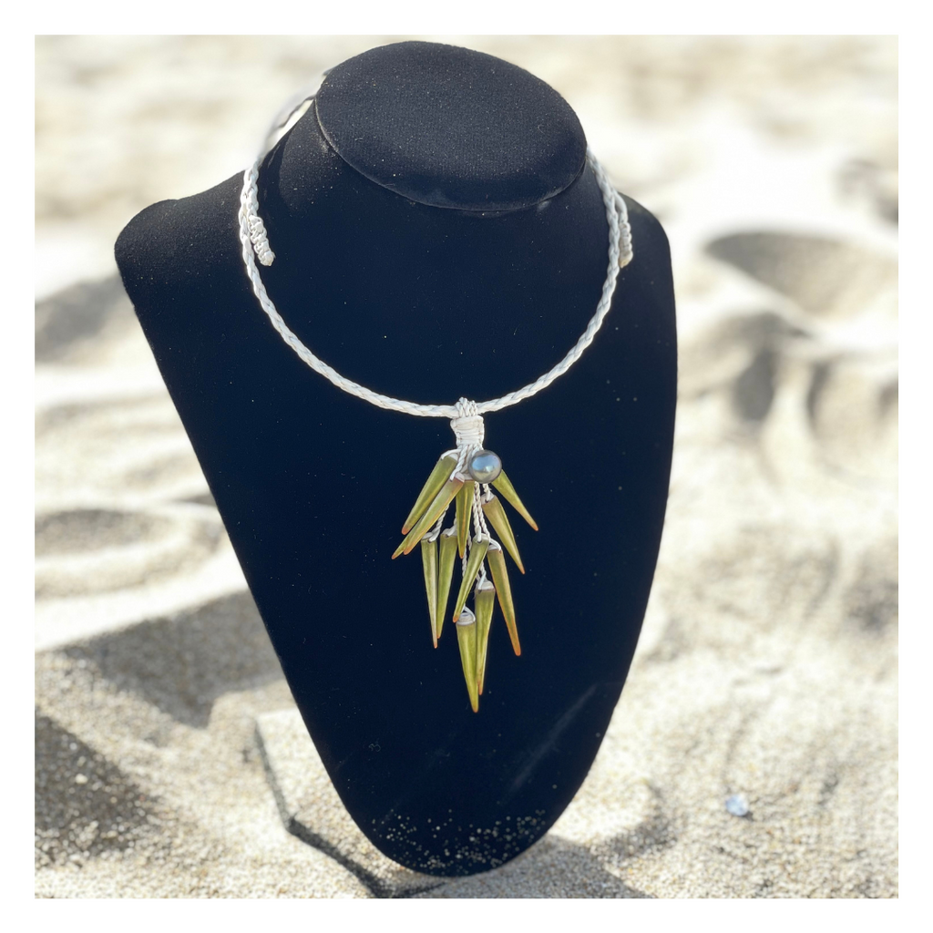 Green Sea Urchin Necklace