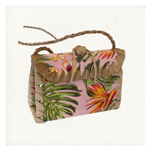 Pink Monstera Pae'ore Purse