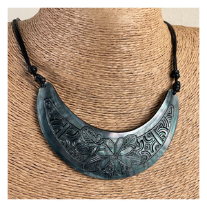 Tiare Crescent Necklace