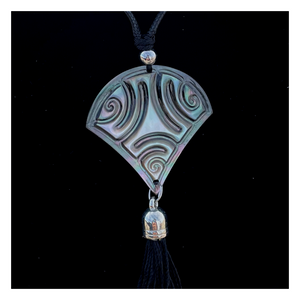 Carved Mother of Pearl Pendant