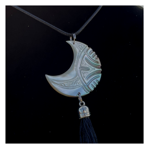 Moon Mother of Pearl Necklace