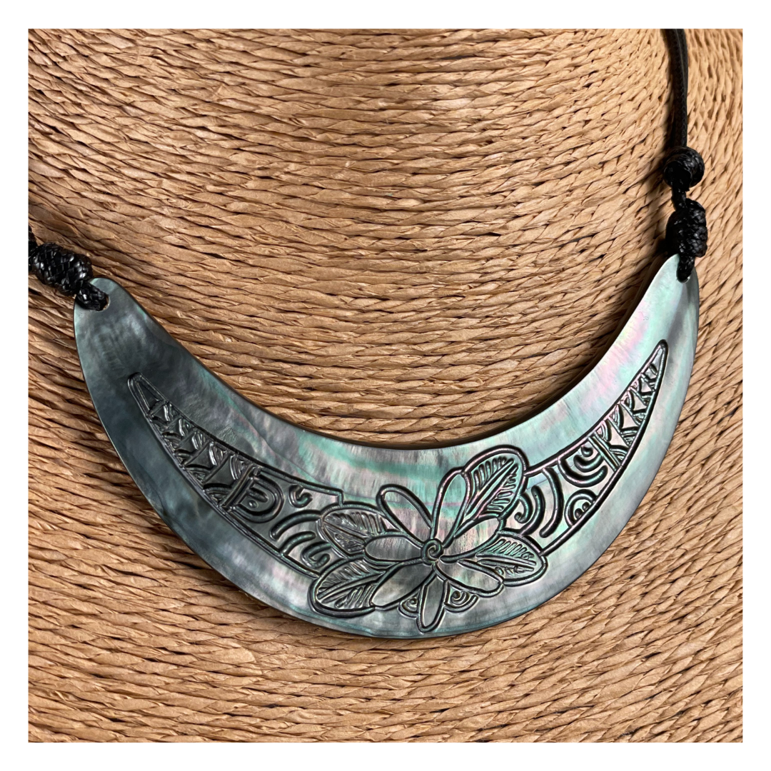 Tiare Iti Crescent Necklace