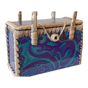 Blue/Purple Tahitian Purse